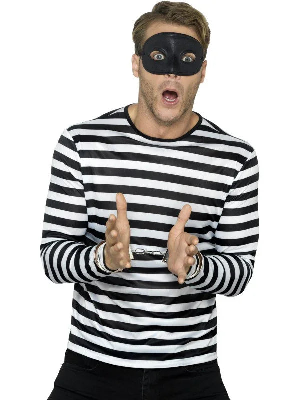 Camiseta de Rayas Negras y Blancas Chaquetas, Chalecos y Camisas EuroCarnavales